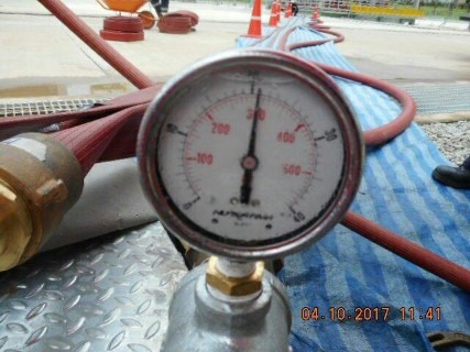 ทำ HYDROSTATIC TEST